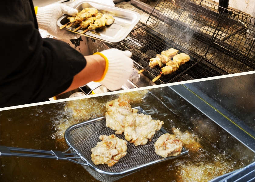 焼きたて、揚げたてをご提供